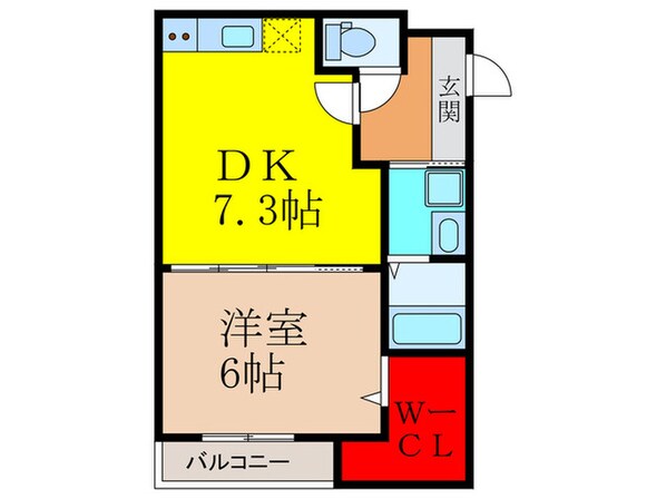 フジパレス吉田WESTの物件間取画像